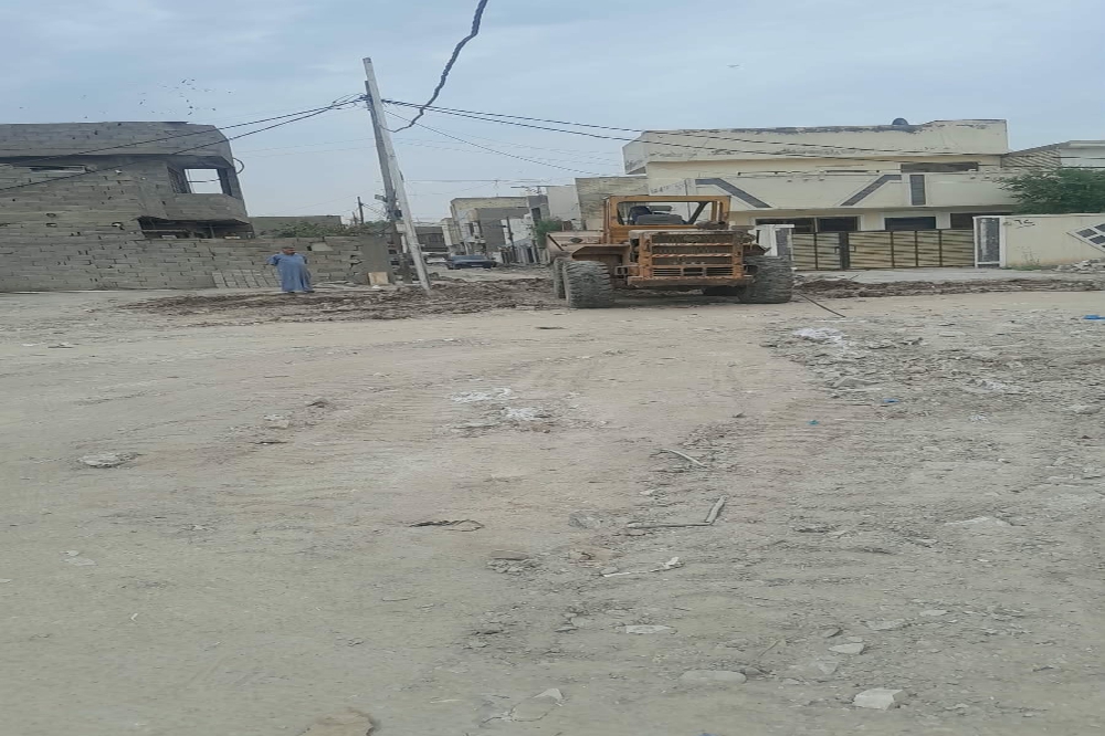 الفاو الهندسية تواصل تطوير البنى التحتية في شاكر العاني