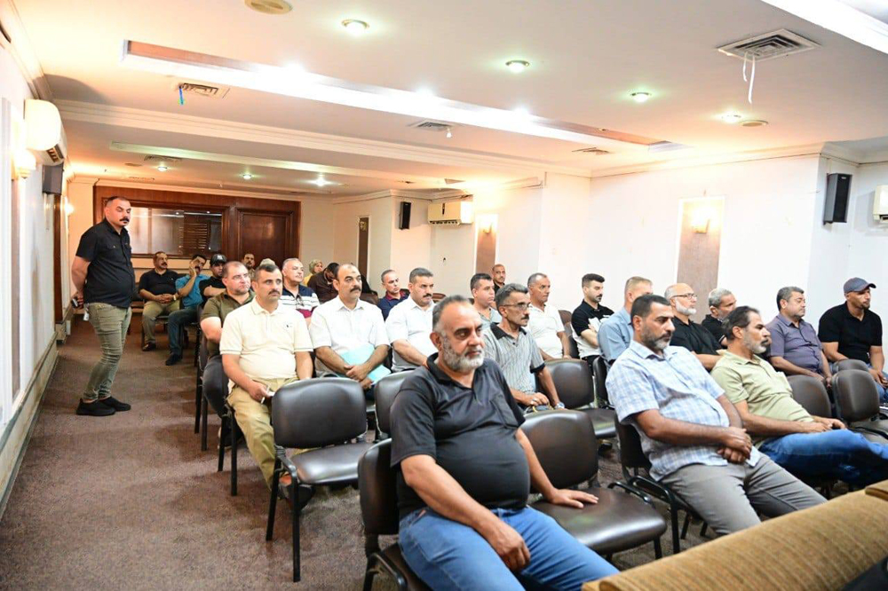ورشة عمل حول خطة الطوارئ والإخلاء في شركة الفاو الهندسية العامة