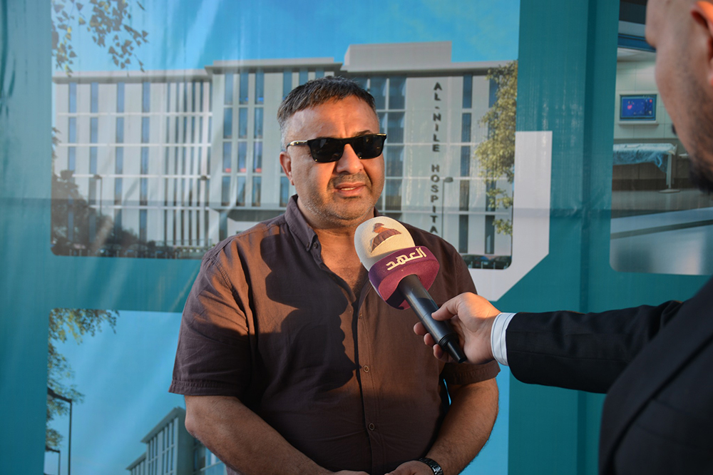وضع حجر أساس لمستشفى ناحية النيل في بابل
