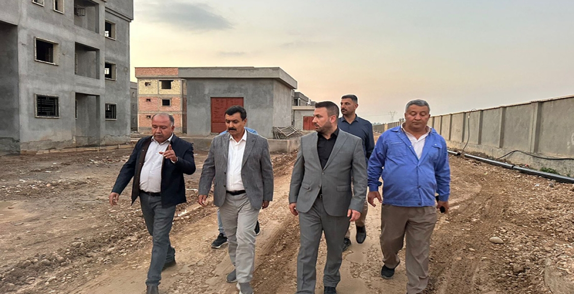 المدير العام يزور مشروع مجمع الخالص السكني في محافظة ديالى