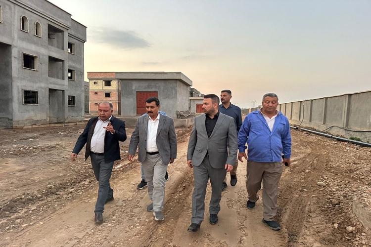 المدير العام يزور مشروع مجمع الخالص السكني في محافظة ديالى