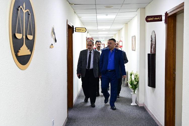 Engineer Yarab Qahtan Al-Awad Inspects The Company's Departments And Sections