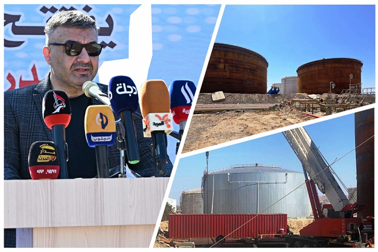 The Emergency Tanks Project At The Al-Sumoud Refinery In Baiji 