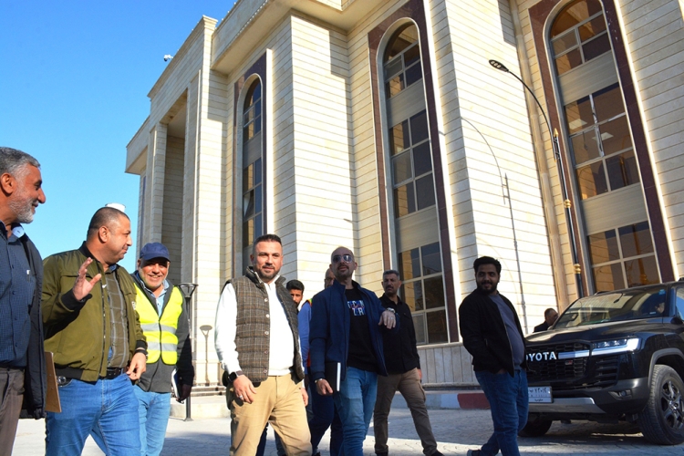 the Babylon Chaldean Patriarchate Church building project in the capital, Baghdad,