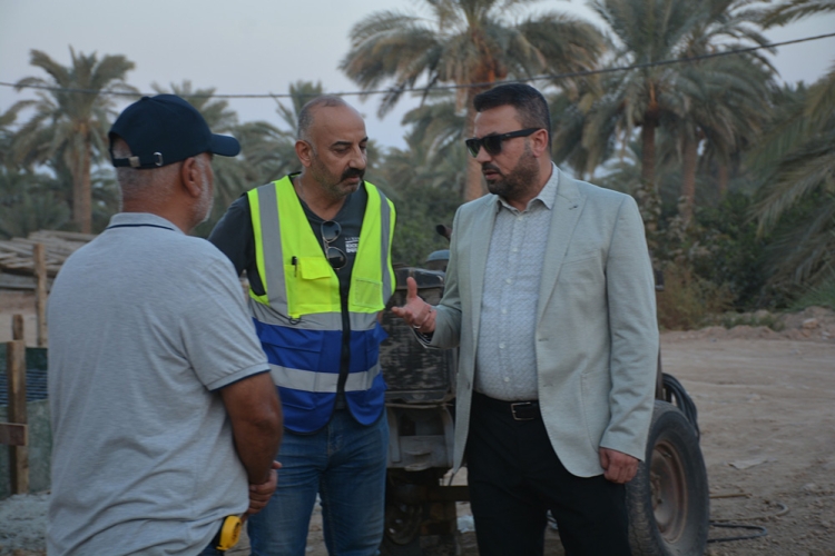 the Jdeidet Al- Shatt Water Project in Diyala Governorate